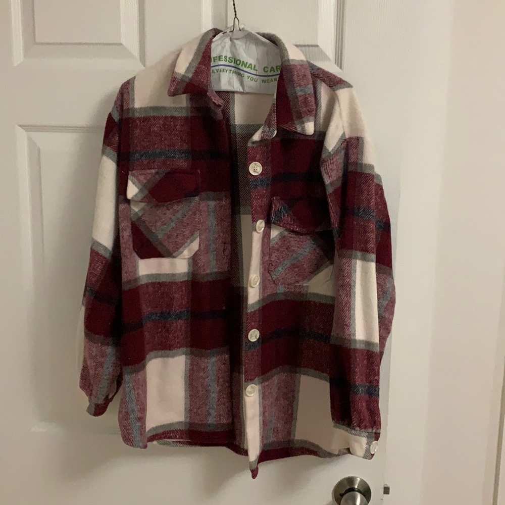 Plaid shacket